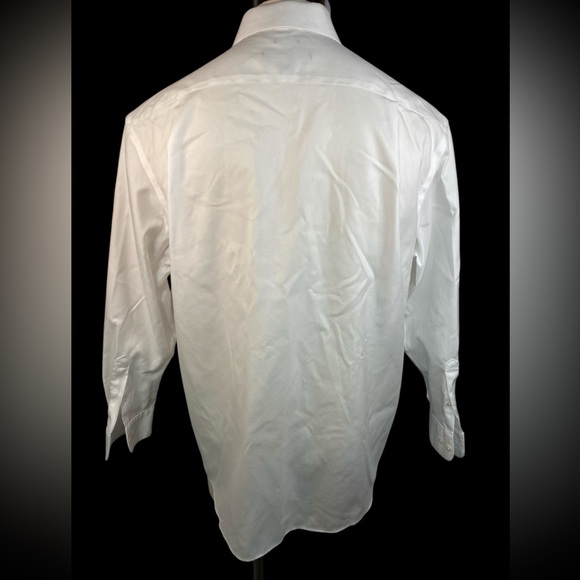 Pronto Uomo Classic White Long Sleeve Dress Shirt Men’s 17-34/35 - Picture 2 of 3